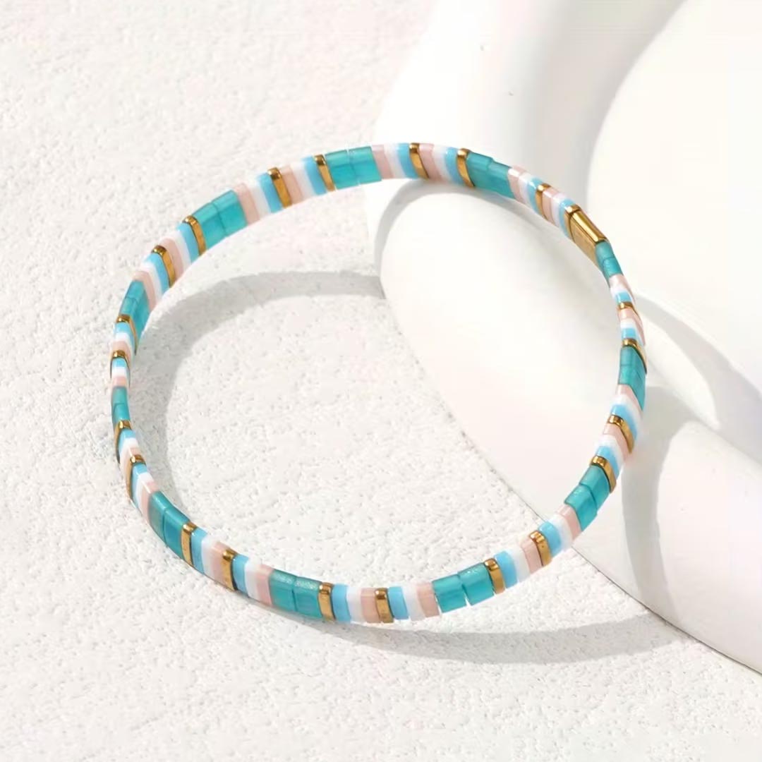 Soleil Tile Bracelet | Turquoise