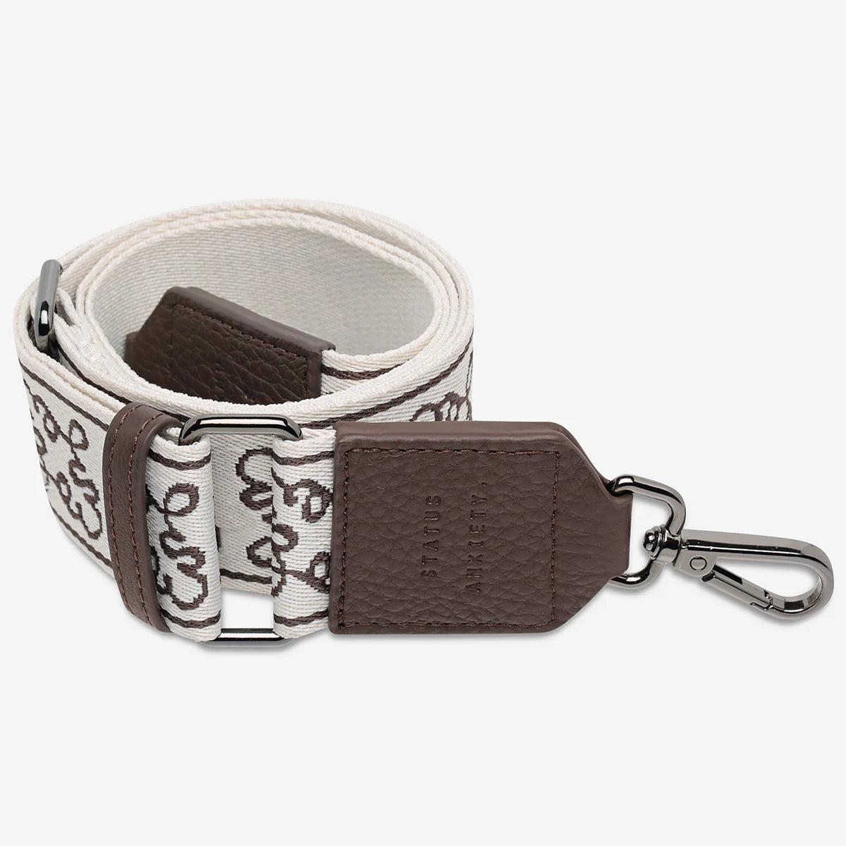 JACQUARD STRAP MEDIUM | COCOA