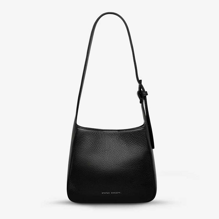 Slipping Away Shoulder Bag in Black