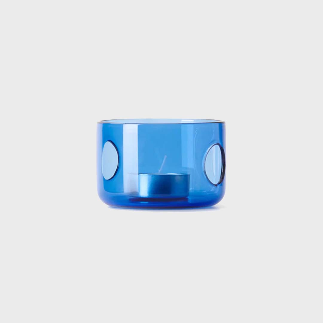 GLASS OIL BURNER - COASTAL BLUE