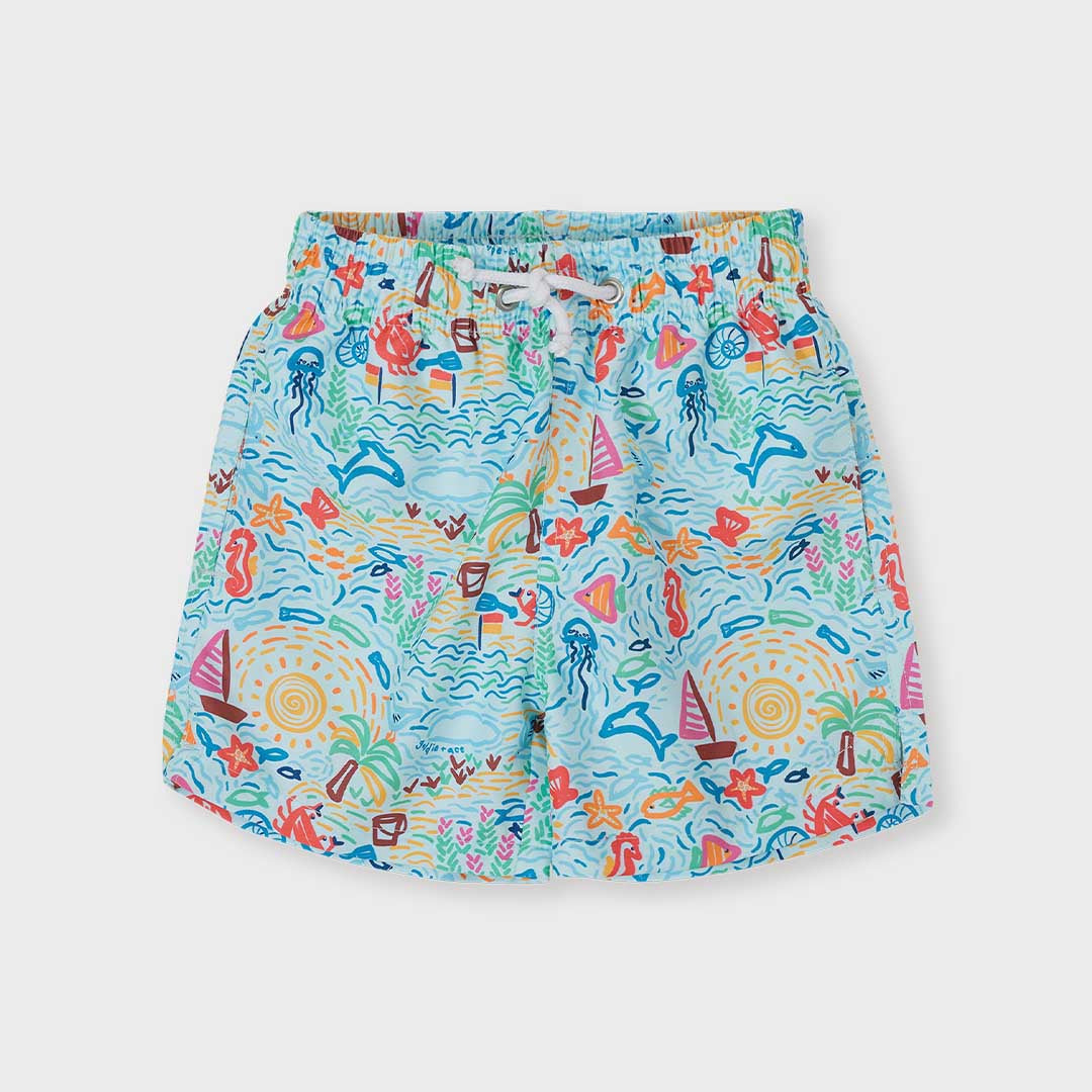 Summer Bay Board Shorts | Light Blue