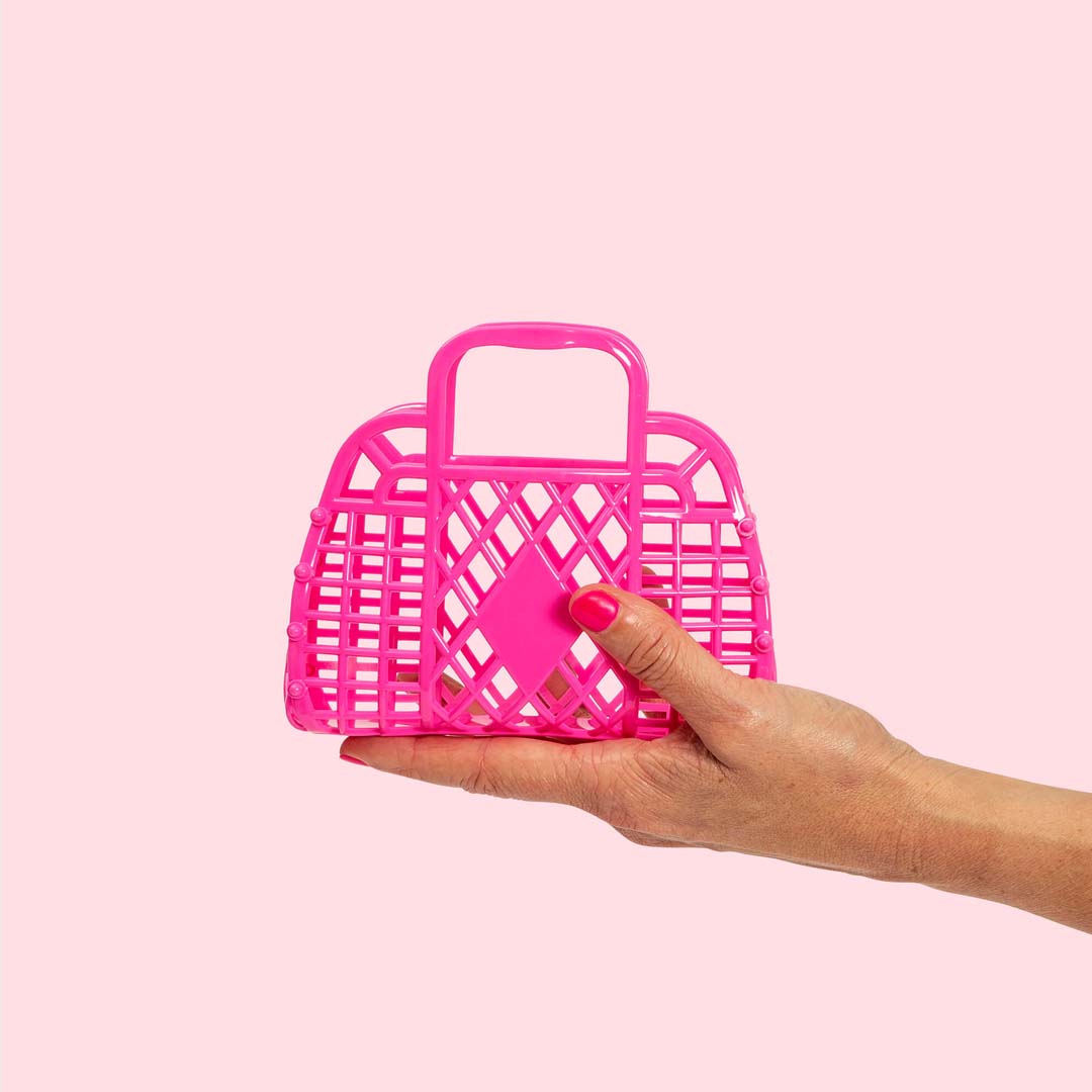 RETRO BASKET | BERRY PINK