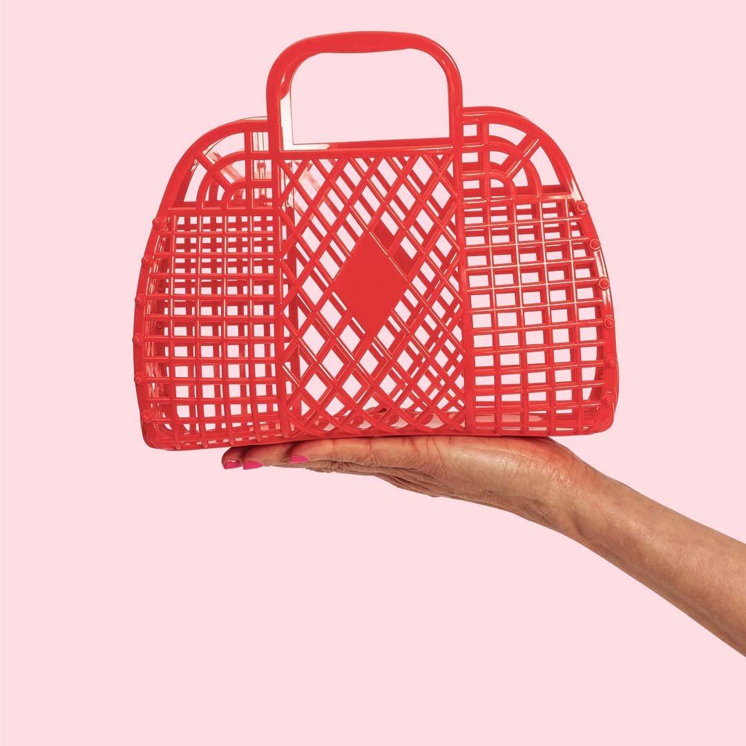 RETRO BASKET | CORAL