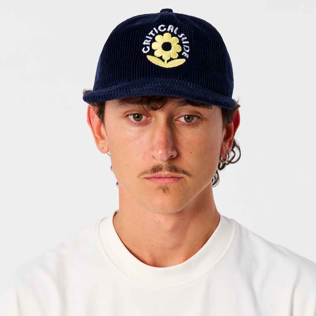 Sunflower Cord Cap | Worker Blue