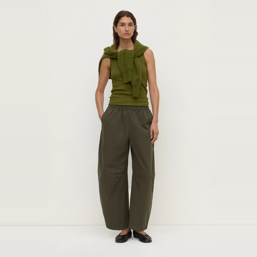 Lola Barrel Pant | Dark Military