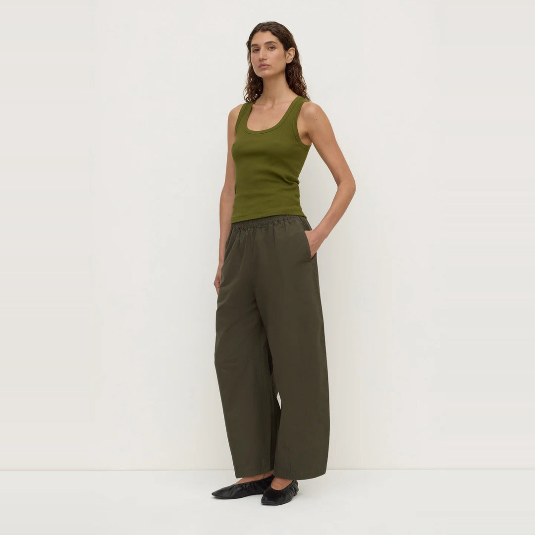 Lola Barrel Pant | Dark Military
