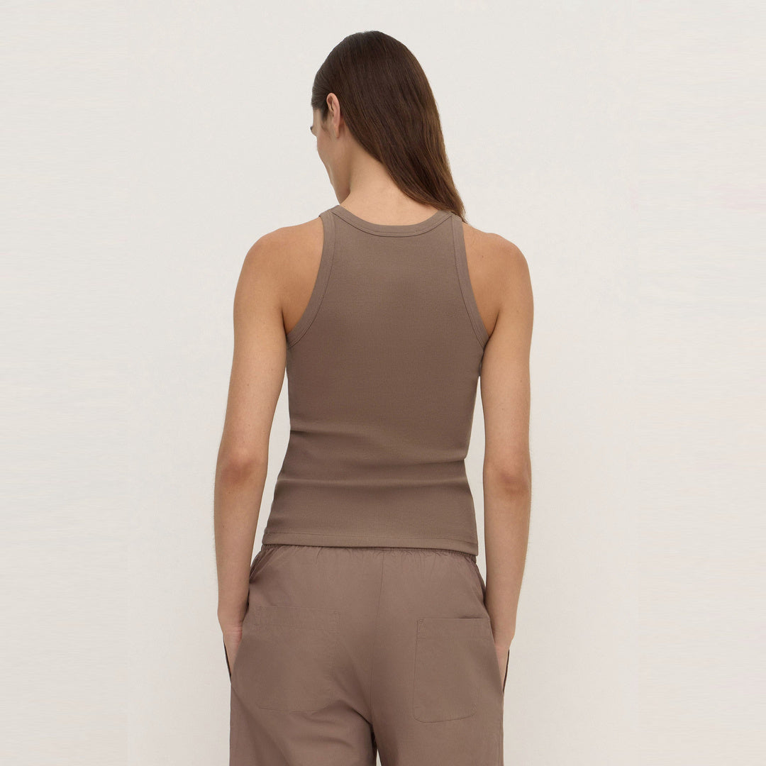 Assembly Label Tabitha Rib Tank in Dark Sand