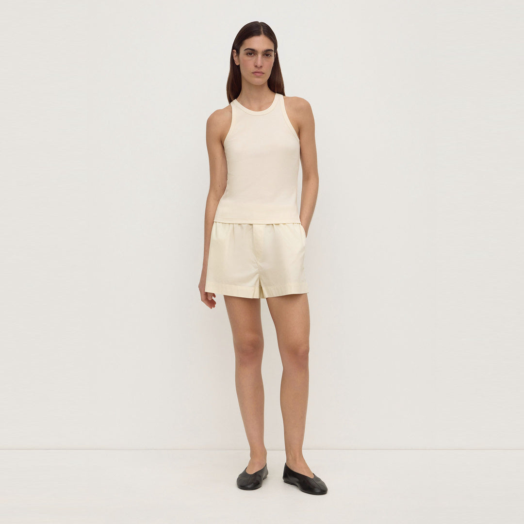 Assembly Label Tabitha Rib Tank in Vanilla