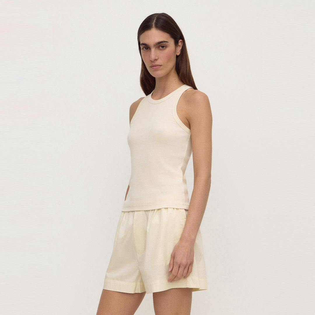 Assembly Label Tabitha Rib Tank in Vanilla