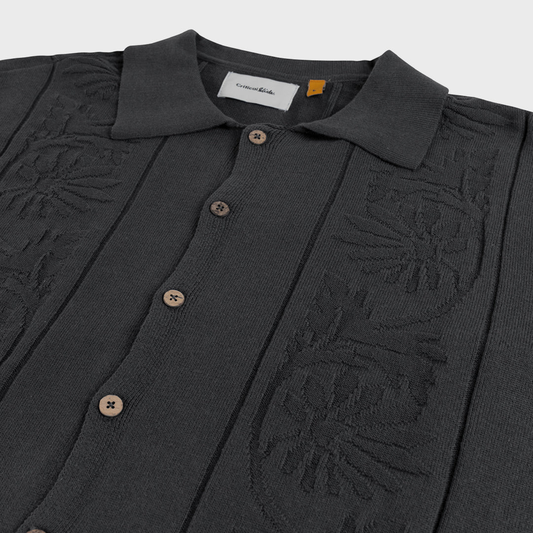 Access Knit Shirt | Vintage Black
