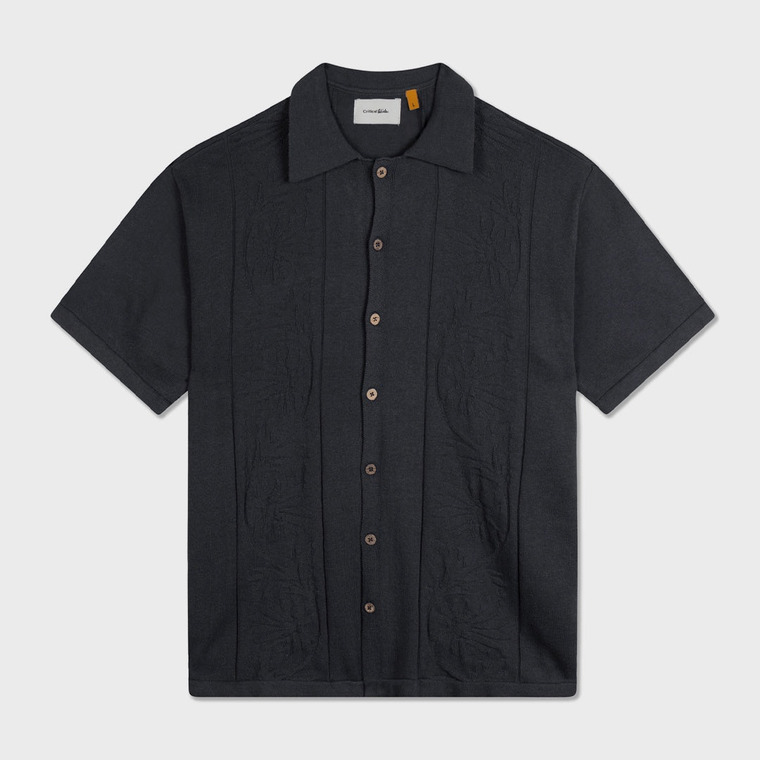 Access Knit Shirt | Vintage Black