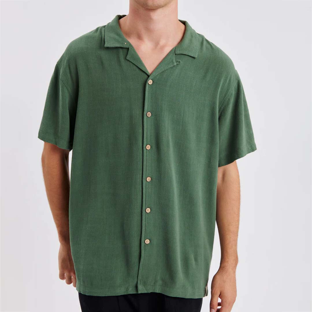 ERNIE RESORT SHIRT | MOSS