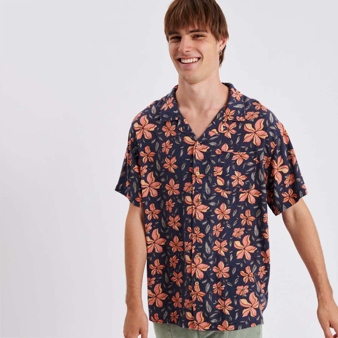 HOLIDAY RESORT SHIRT | NAVY