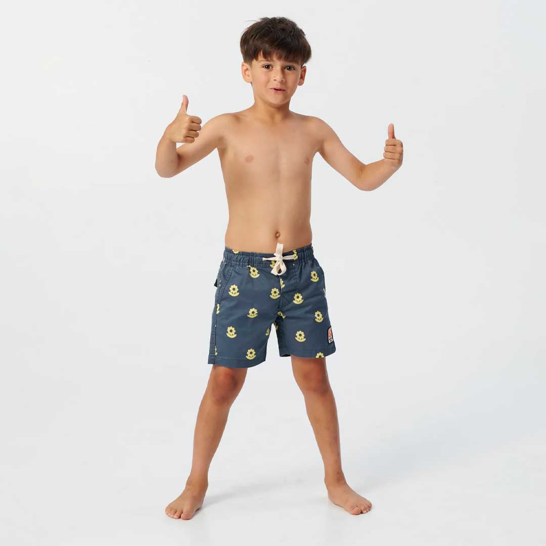 Kids Sunflower Trunk | Worker Blue