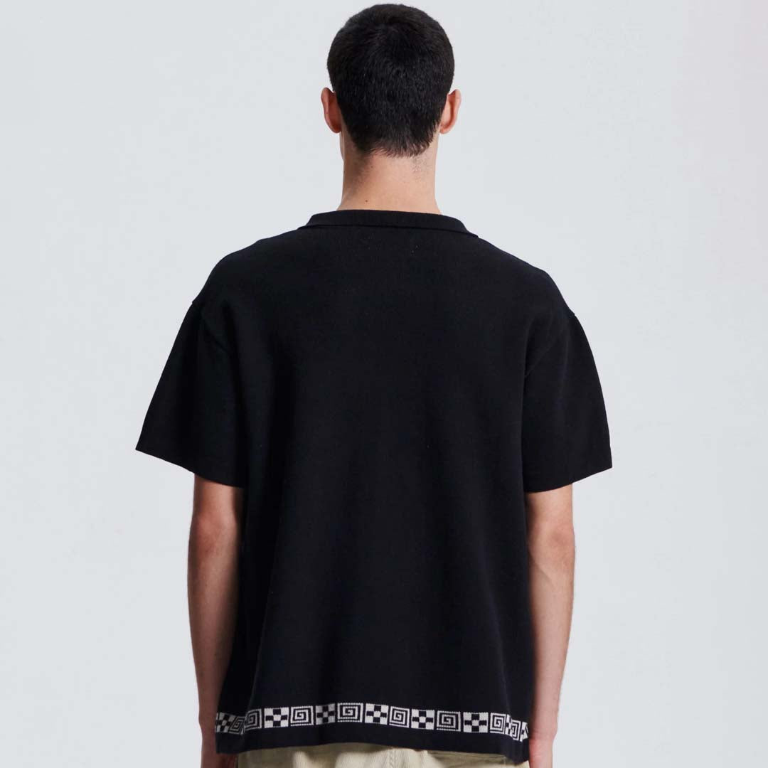 LA CONCHA POLO SHIRT | BLACK