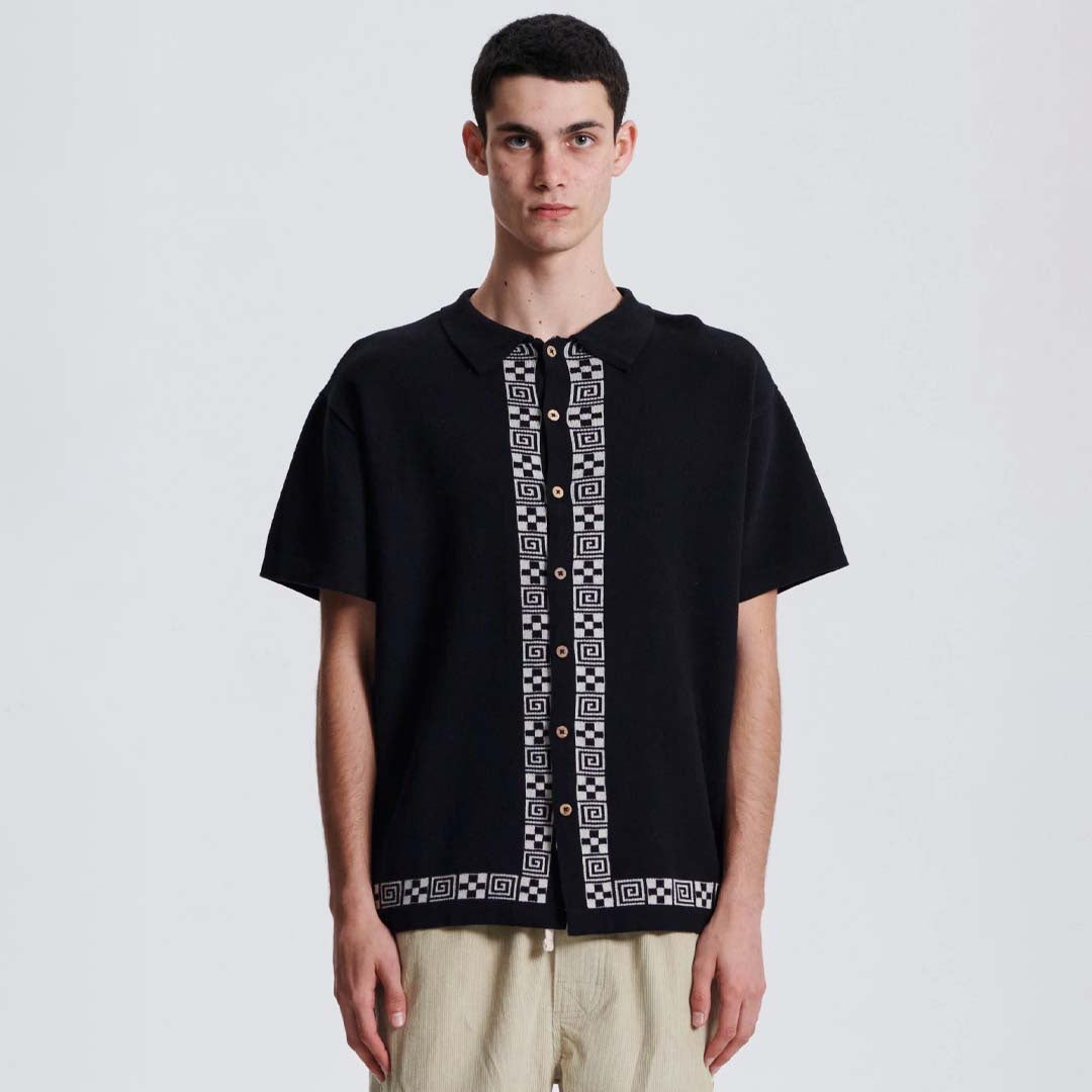 LA CONCHA POLO SHIRT | BLACK