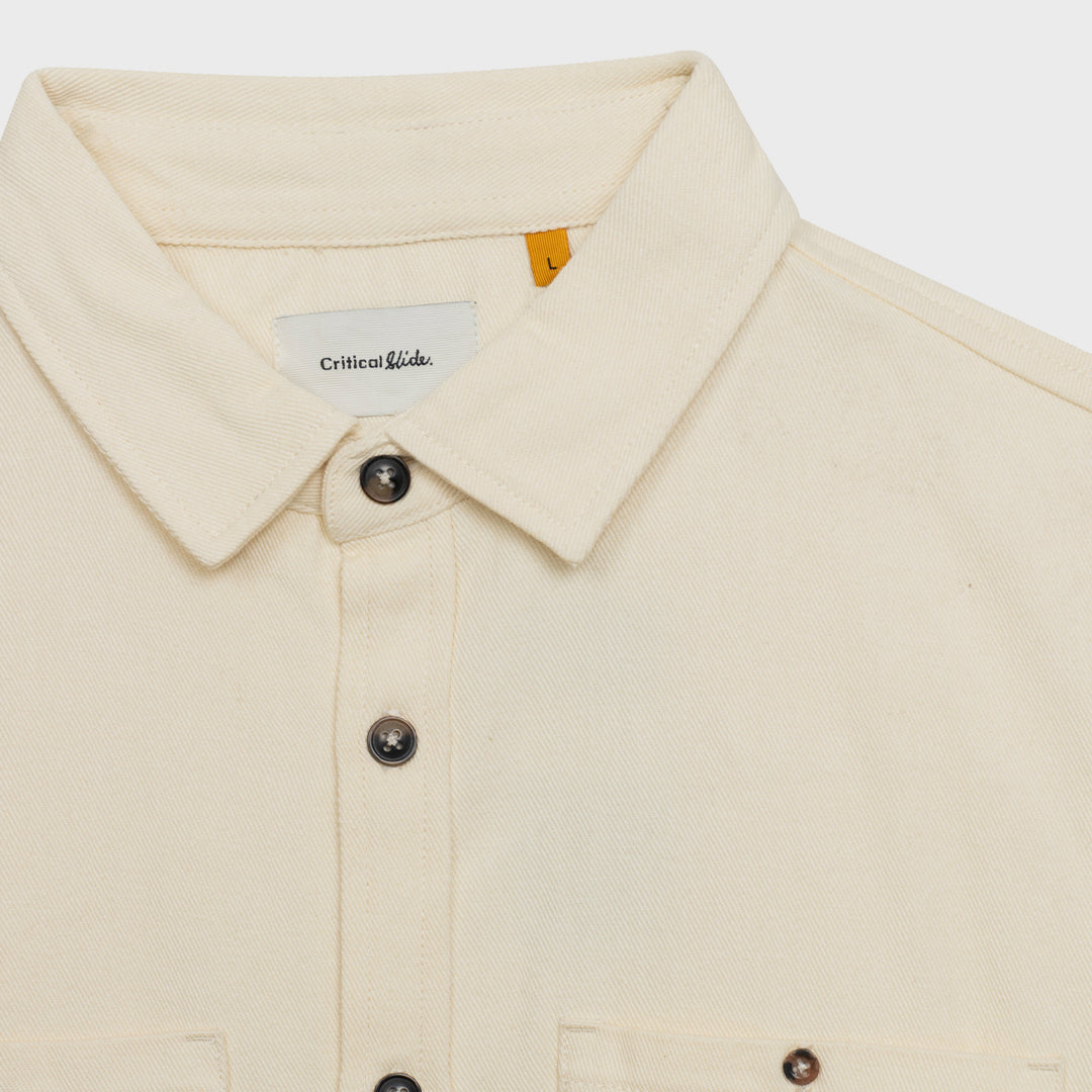 Lazy Boy Twill Shirt | Bone