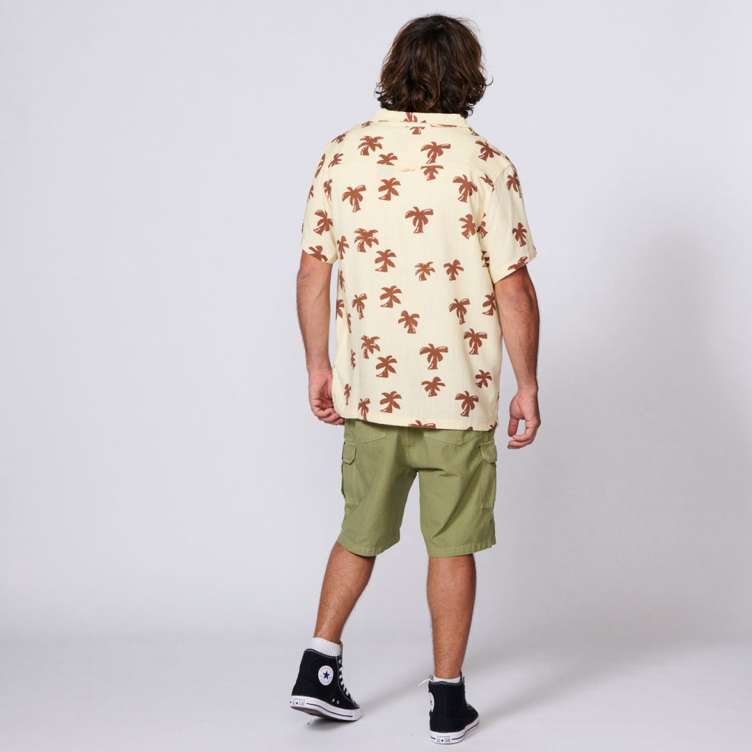 TCSS Palms SS Shirt in Ecru