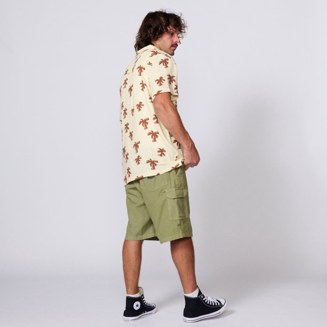 TCSS Palms SS Shirt in Ecru