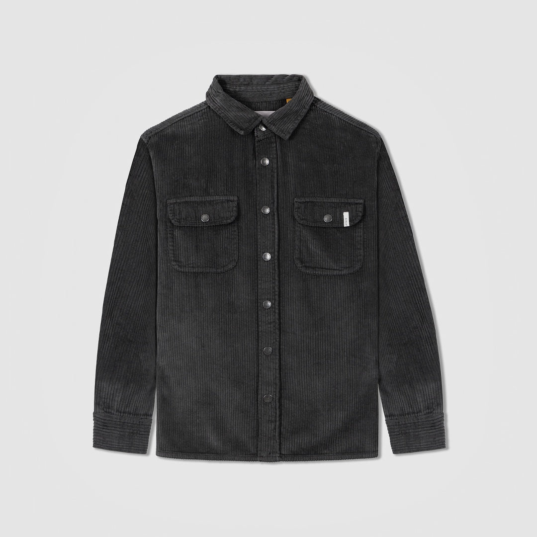 Surface Cord Overshirt | Vintage Black
