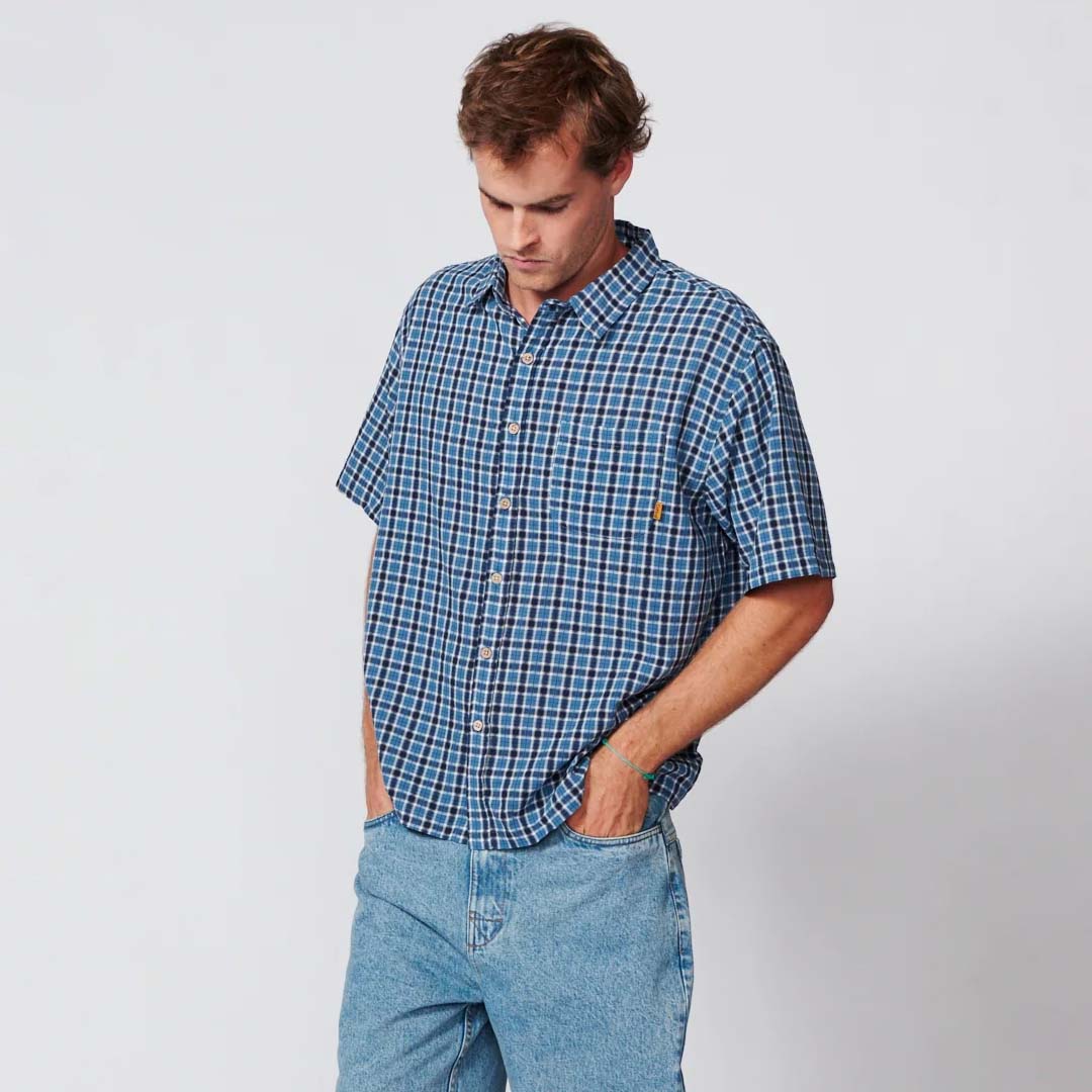 Dennis SS Shirt | Blue