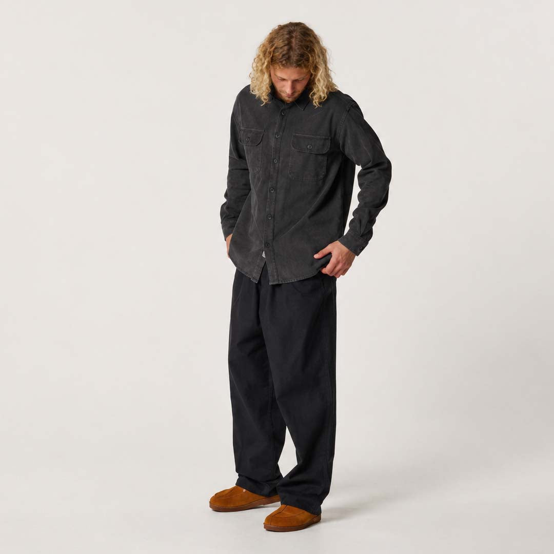 Lazy Boy Cord Shirt | Phantom