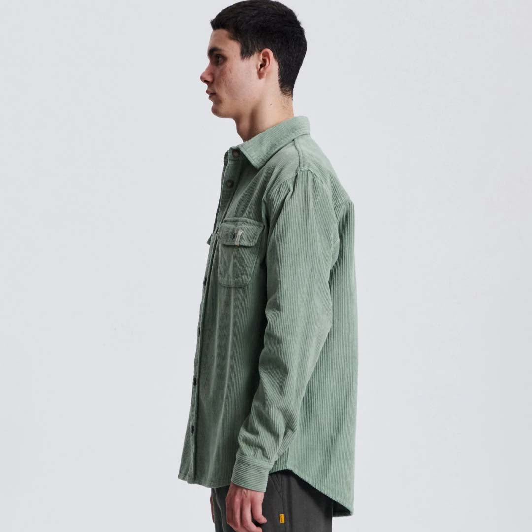 Surface Cord Overshirt | Green
