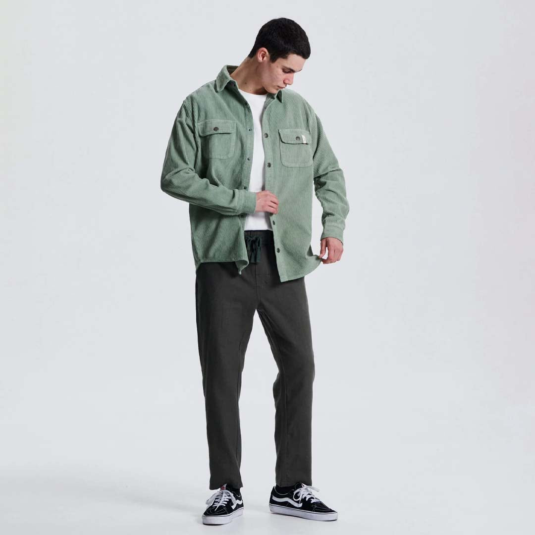 Surface Cord Overshirt | Green