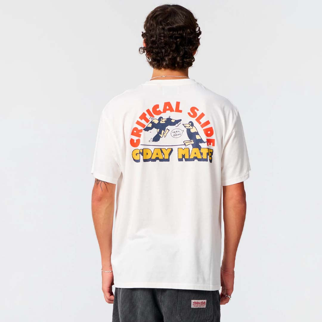 G’Day Mate Tee | Vintage White