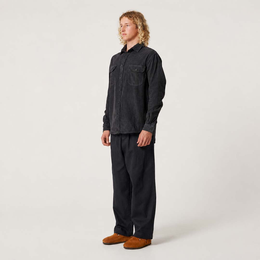 Lazy Boy Cord Shirt | Phantom