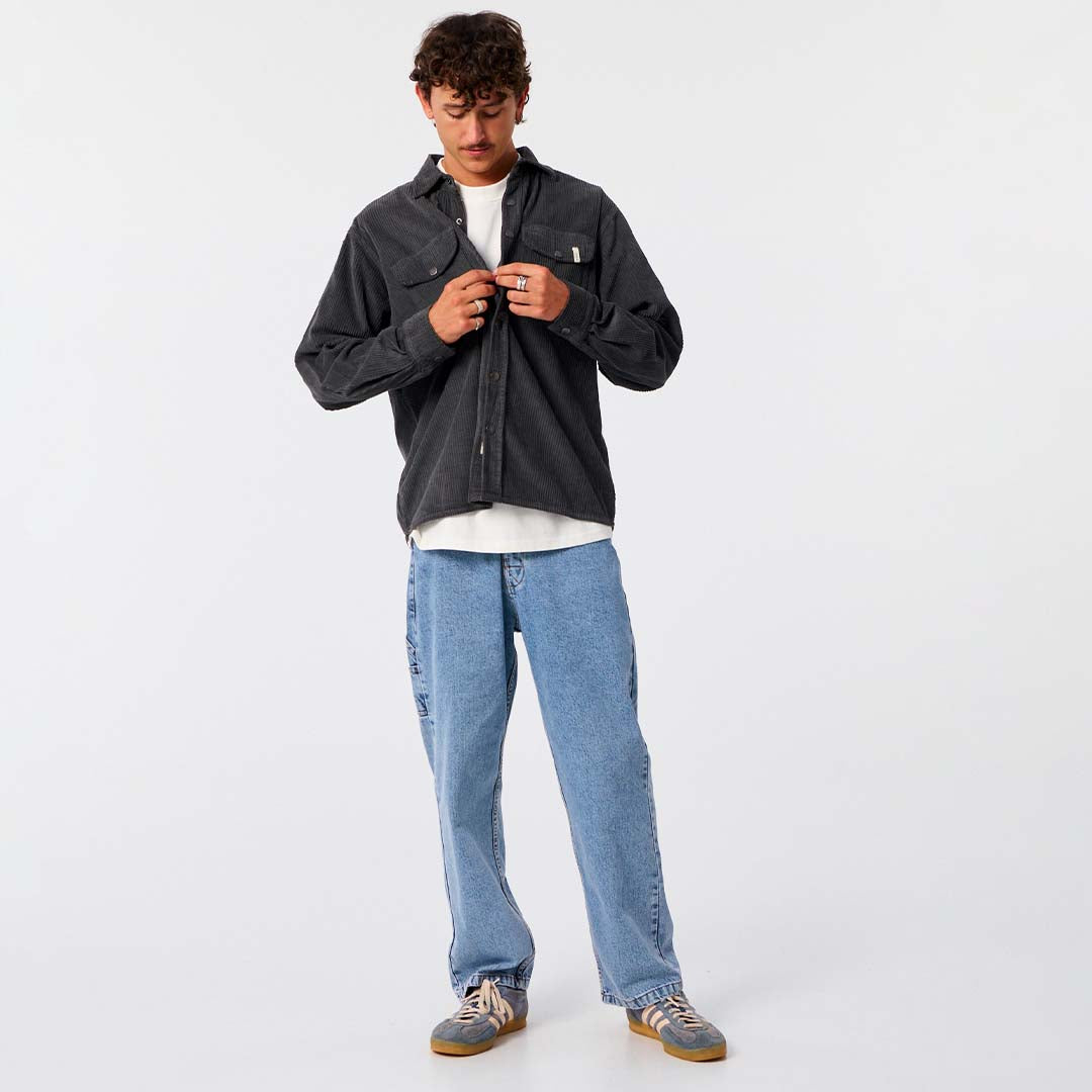 Surface Cord Shirt | Phantom