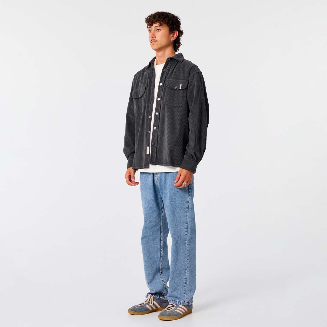 Surface Cord Shirt | Phantom