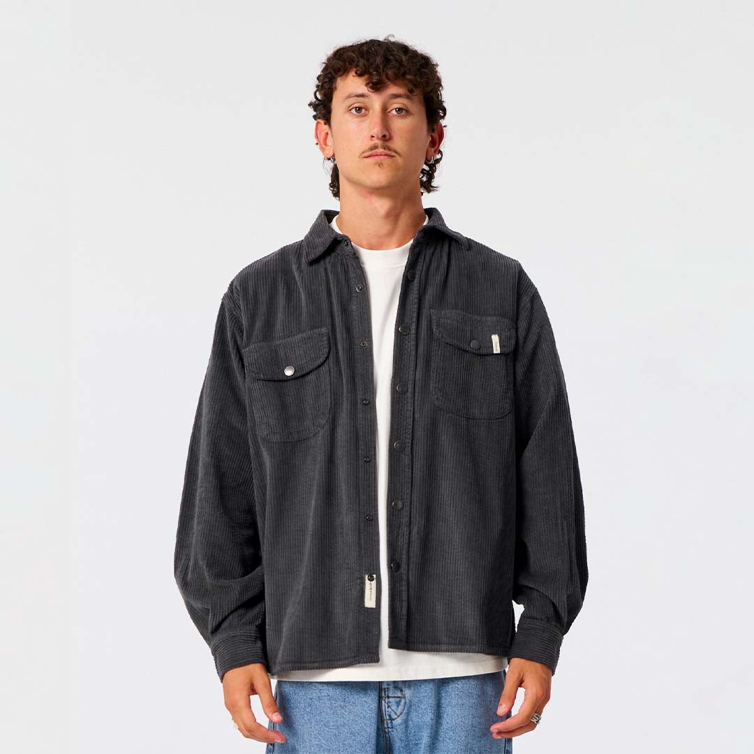 Surface Cord Shirt | Phantom