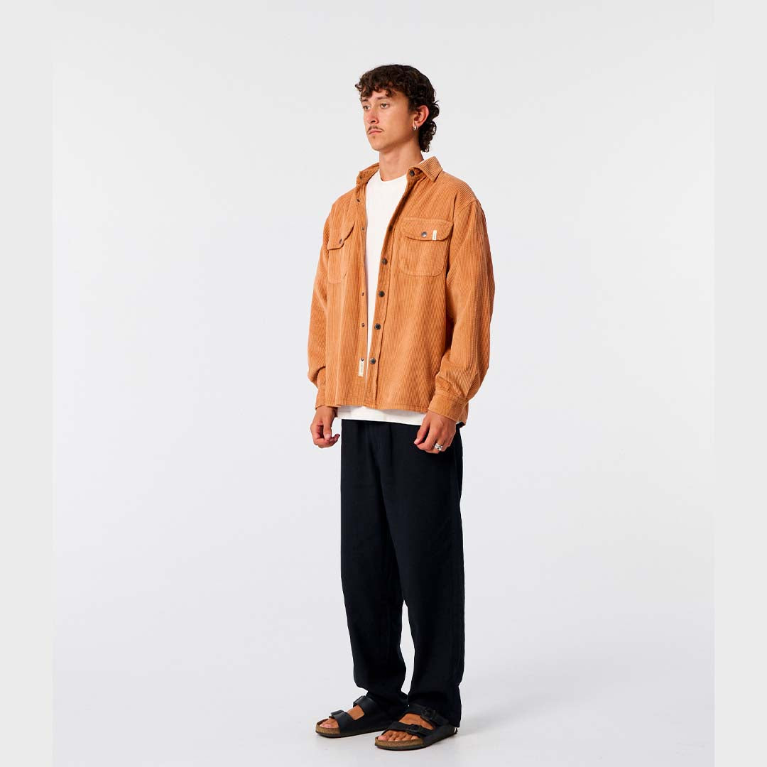 Surface Cord Shirt | Terracotta