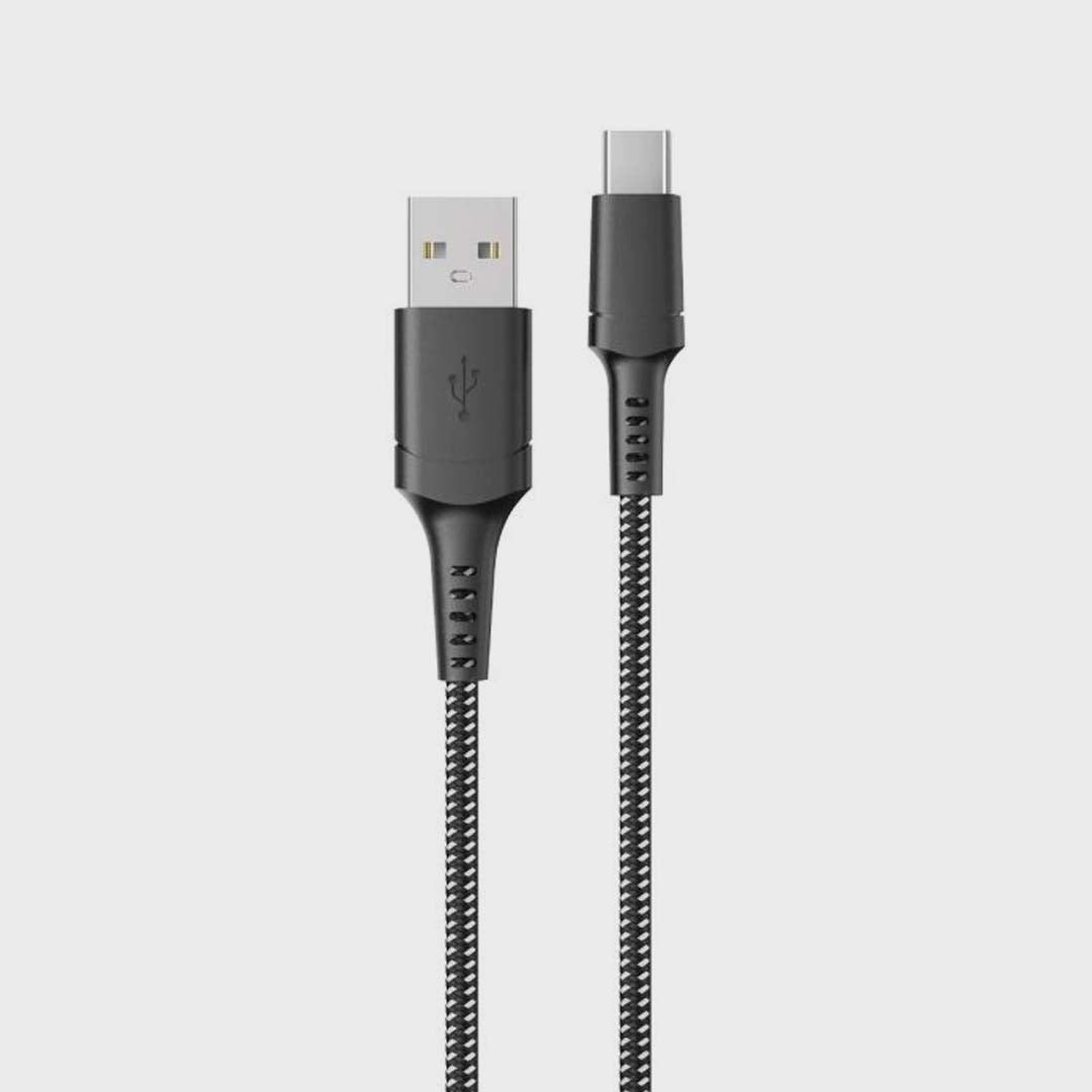 BRAIDED 1M USB TO USB C | BLACK