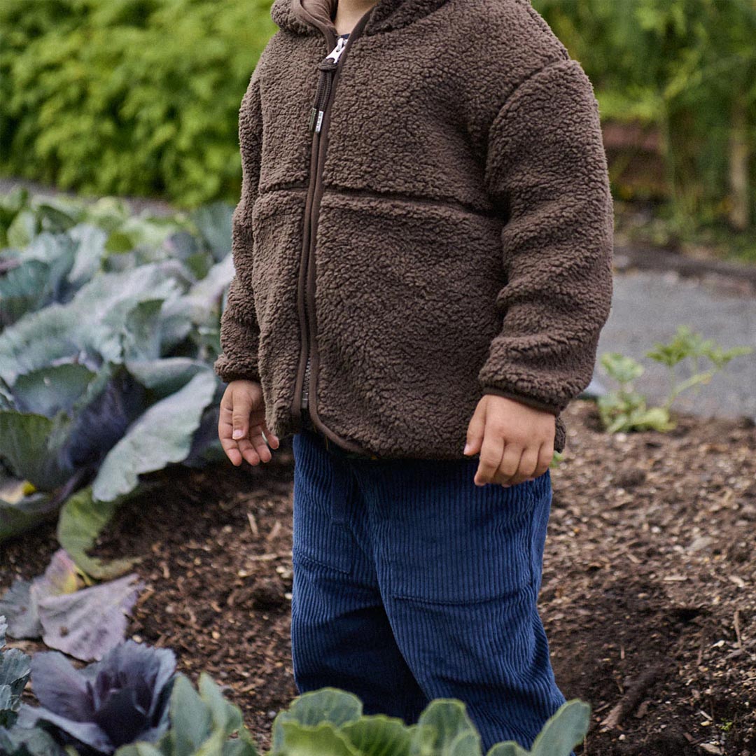 Teddy Cord Pants | Navy