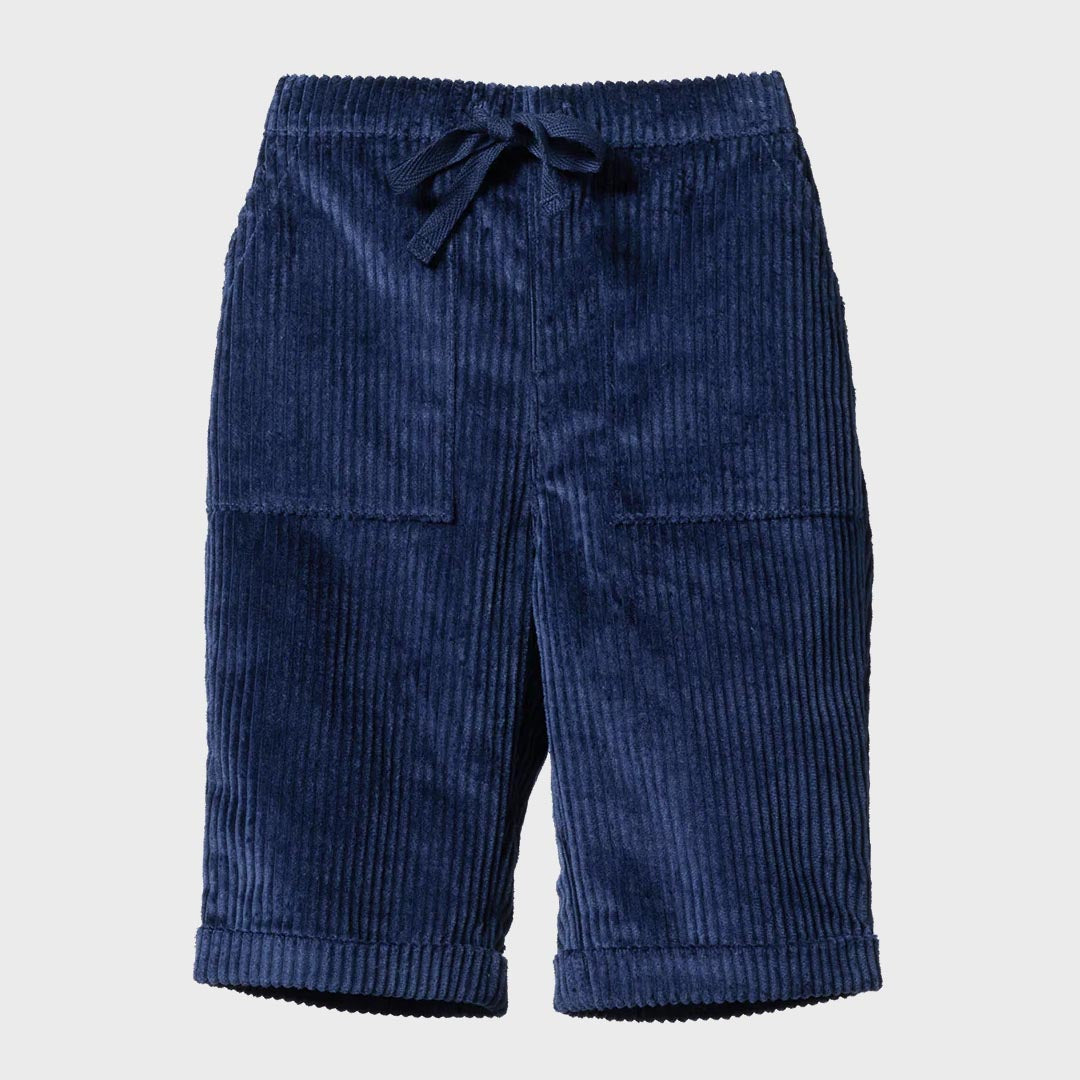 Teddy Cord Pants | Navy