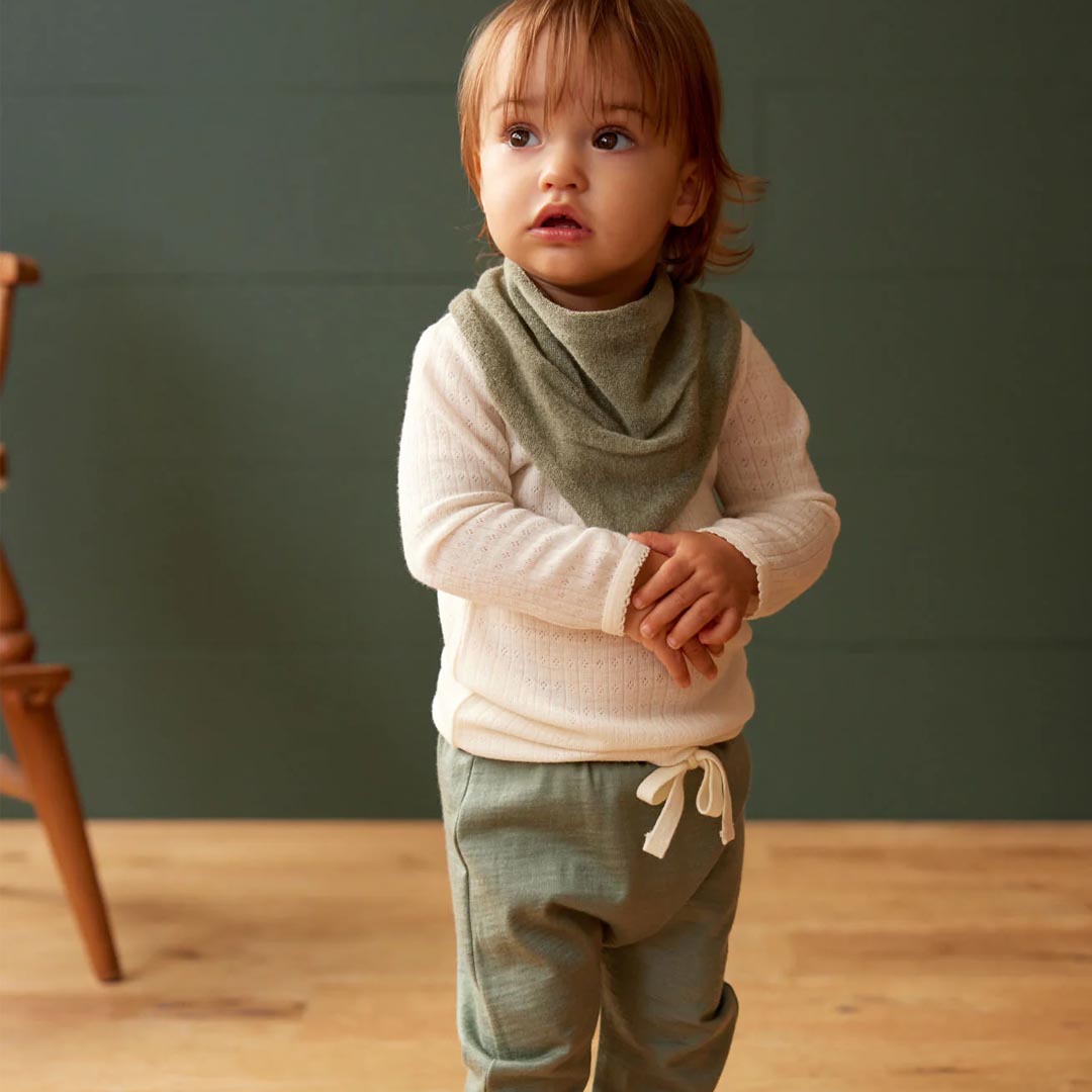 Terry Triangle Bib |  Nettle