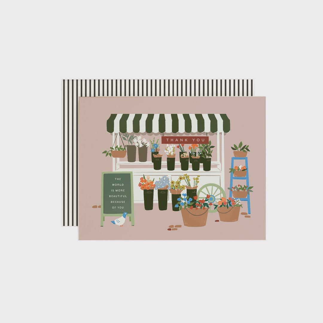 Thank You Card | Flower Stand