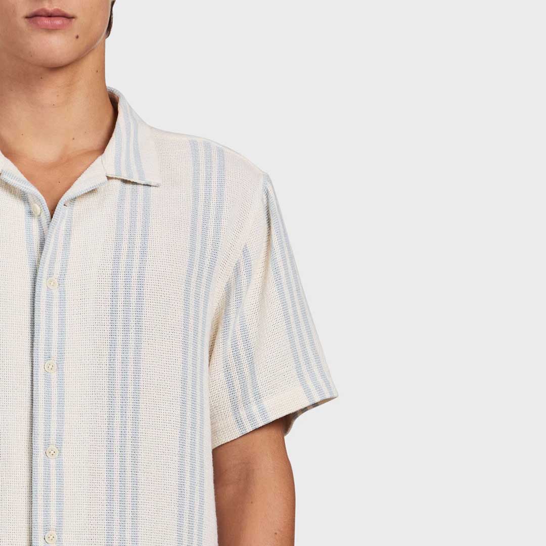 Anderson Shirt | Crystal Blue Stripe