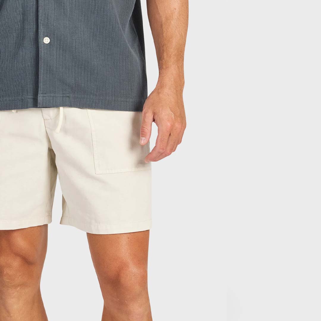 AUSTIN FATIGUE SHORT | OFF WHITE