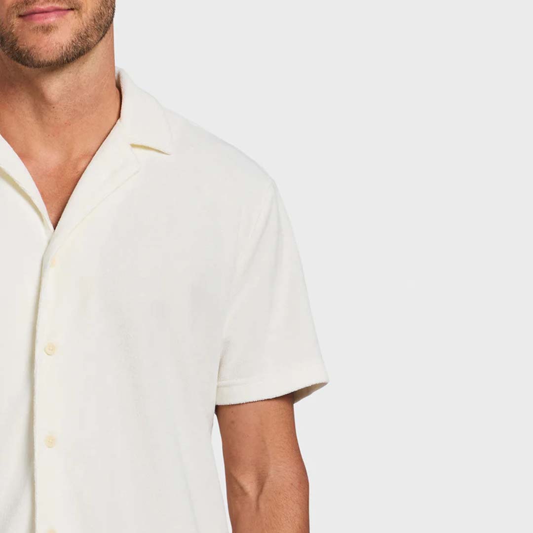 BAHAMA TERRY SHIRT | BLEACH WHITE