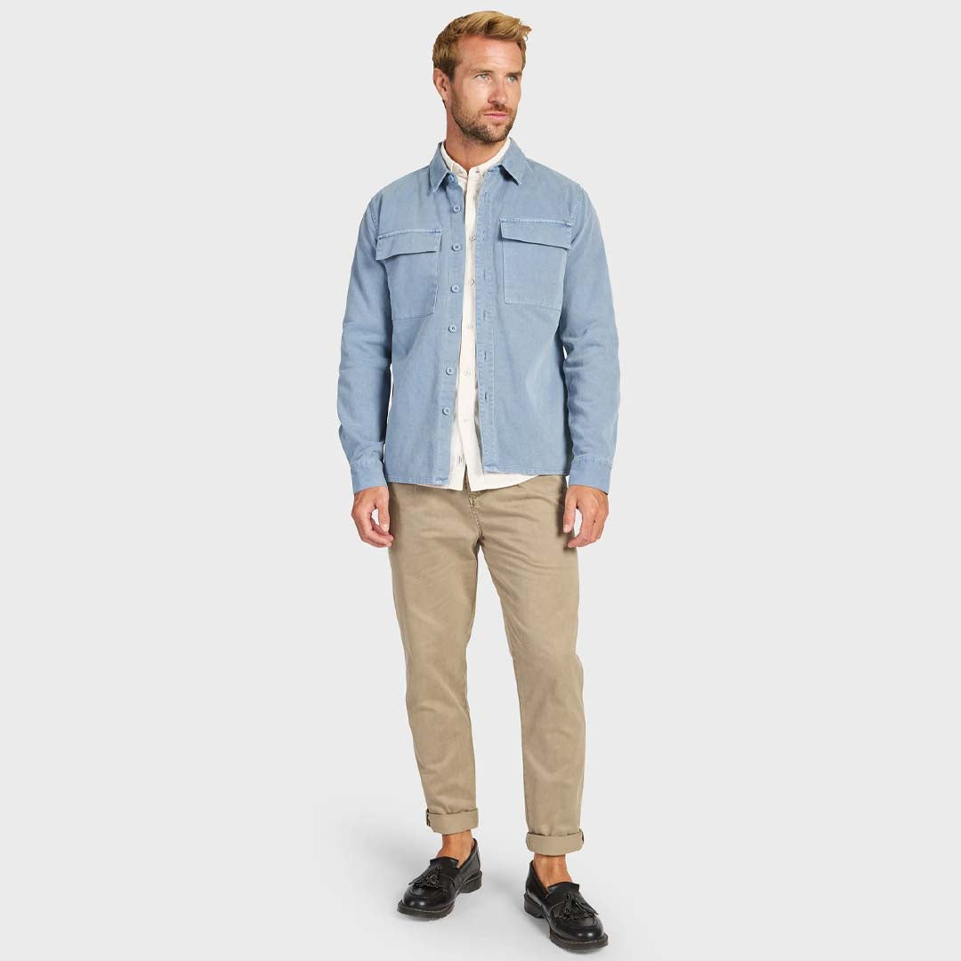 ESSENTIAL OVERSHIRT | BLUE HORIZON