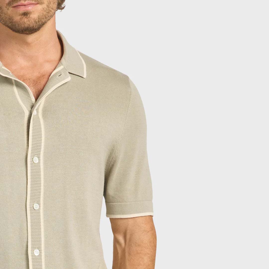 FOWLER KNIT SHIRT | MILITARY SAGE