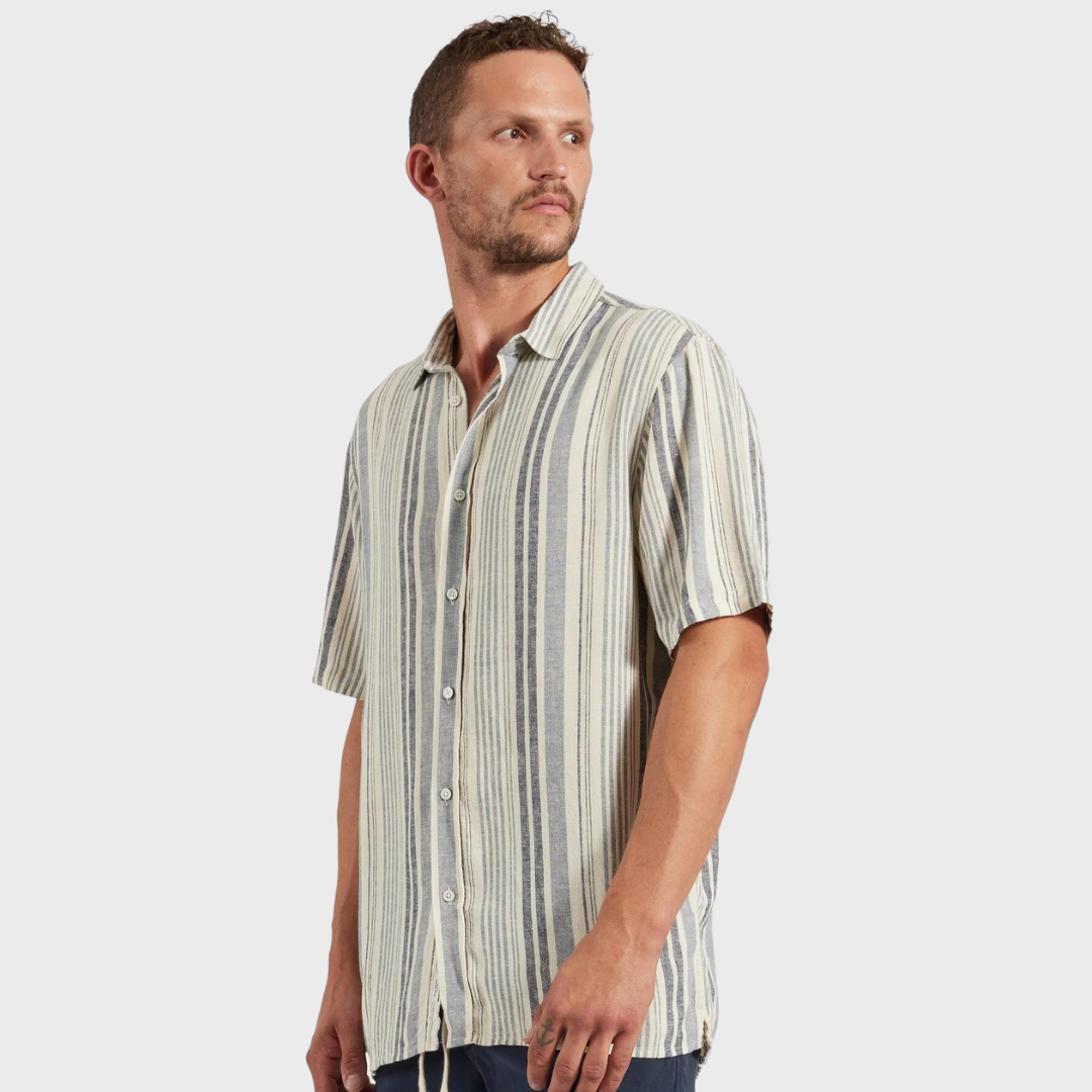 JOSHUA SHIRT | HARBOUR BLUE