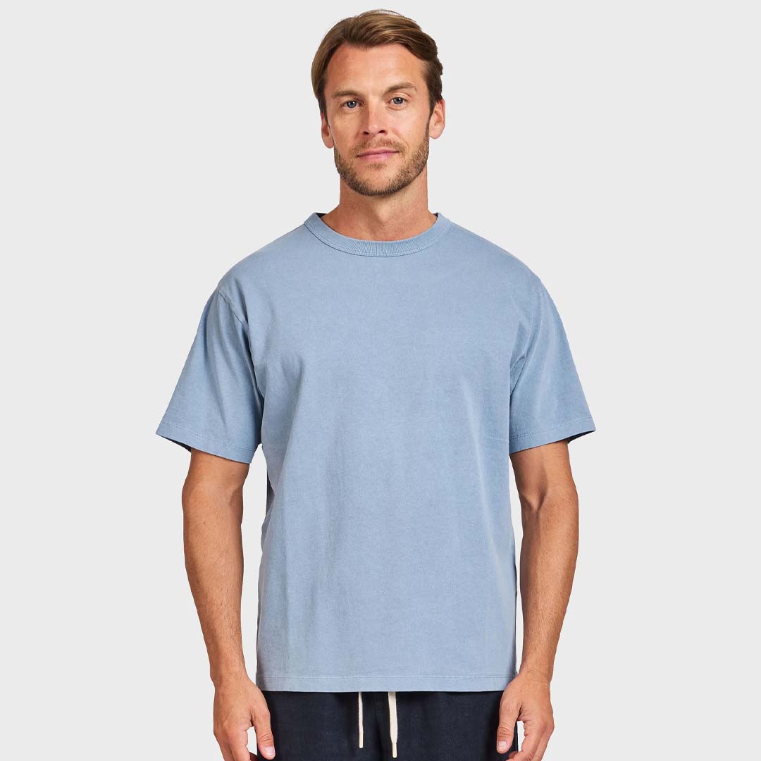 MAC TEE | LIGHT INDIGO