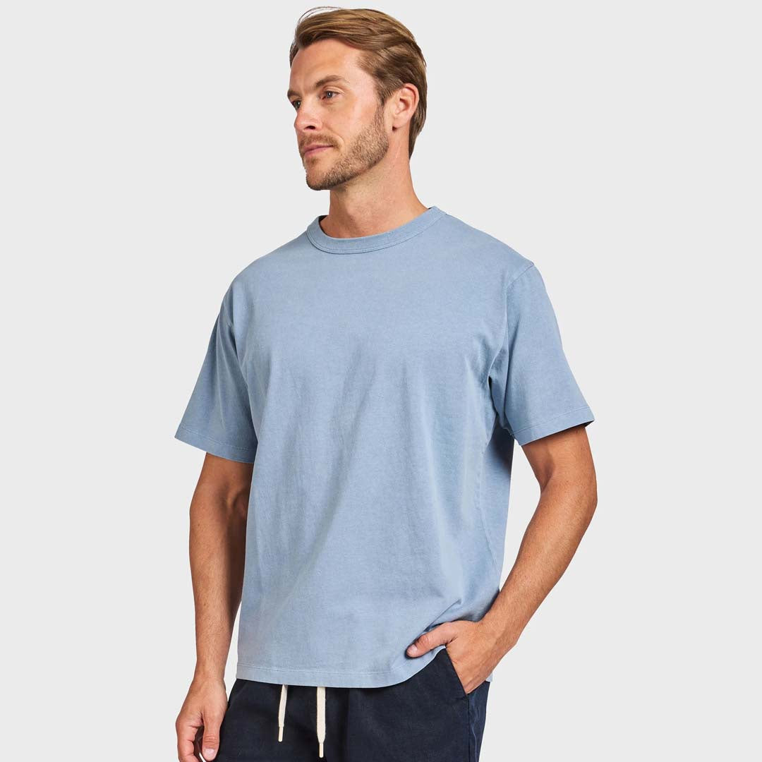 MAC TEE | LIGHT INDIGO