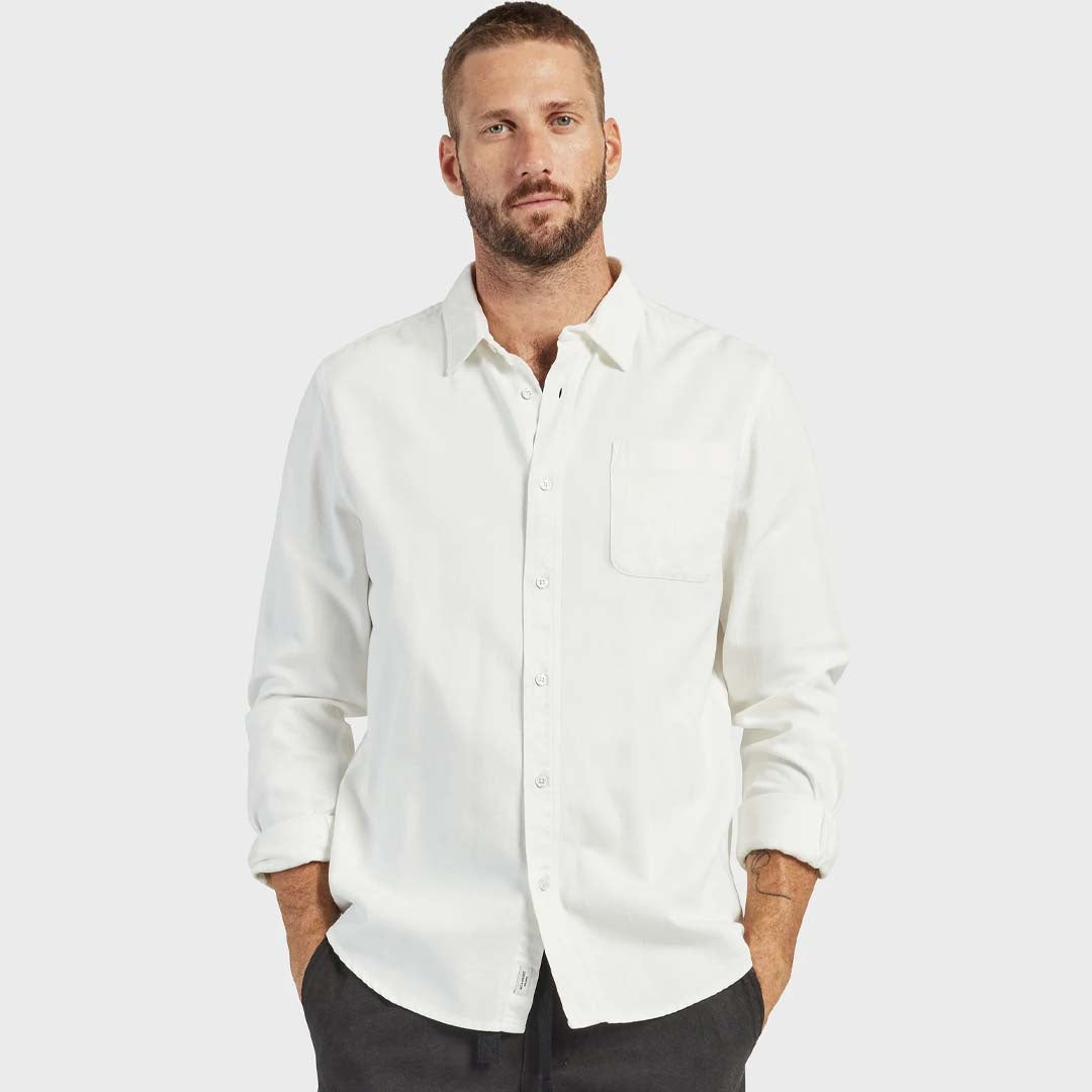 MCQUEEN TWILL SHIRT | WHITE