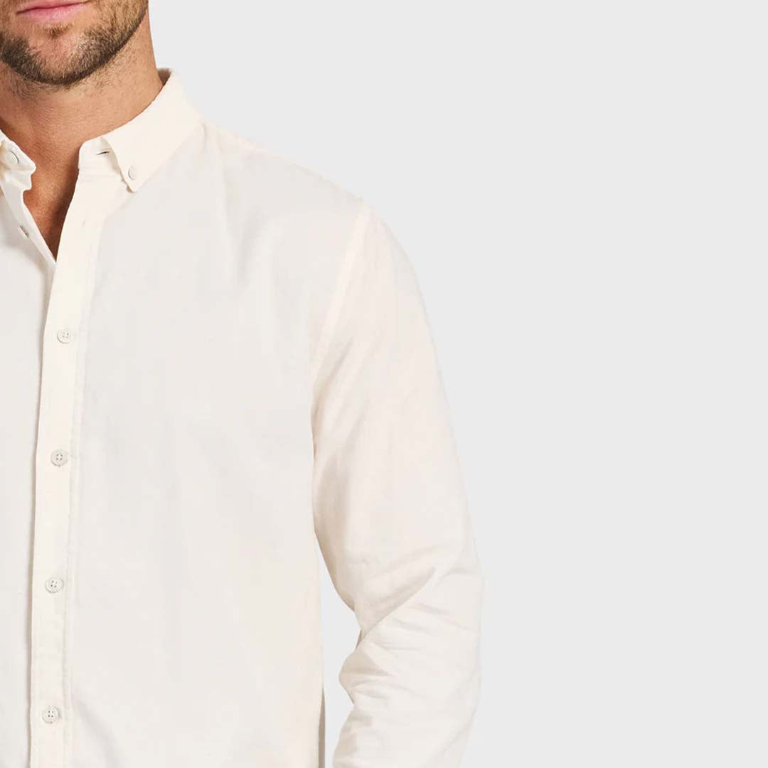 MICRO CORD SHIRT | OFF WHITE