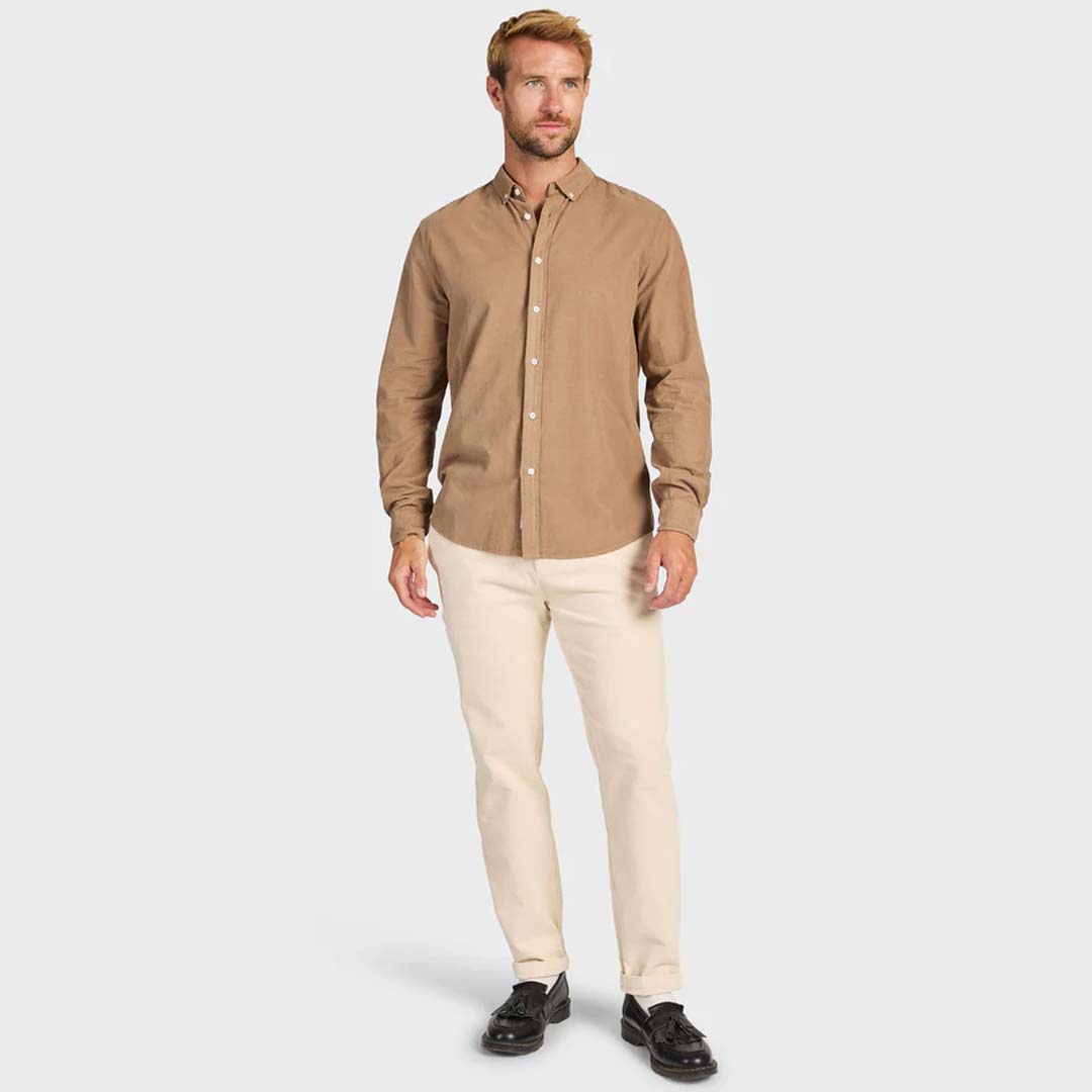 MICRO CORD SHIRT | OTTER TAN